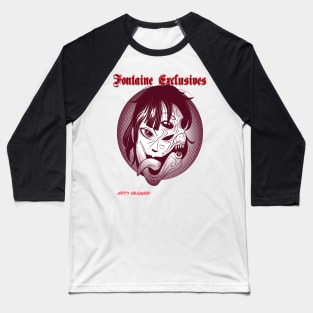 Fontaine Exclusives Ghoul Chick Face #43 Baseball T-Shirt